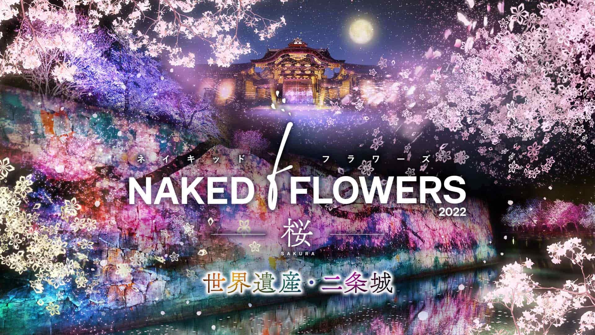 過去最大級の桜アートも Naked Flowers 22 桜 世界遺産 二条城 株式会社ネイキッドのプレスリリース