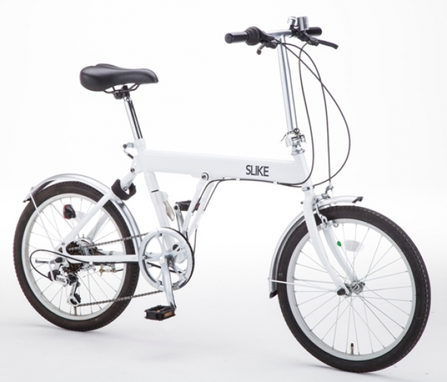 カインズの新発想“スライドさせて畳む”折り畳み自転車「SLIKE 