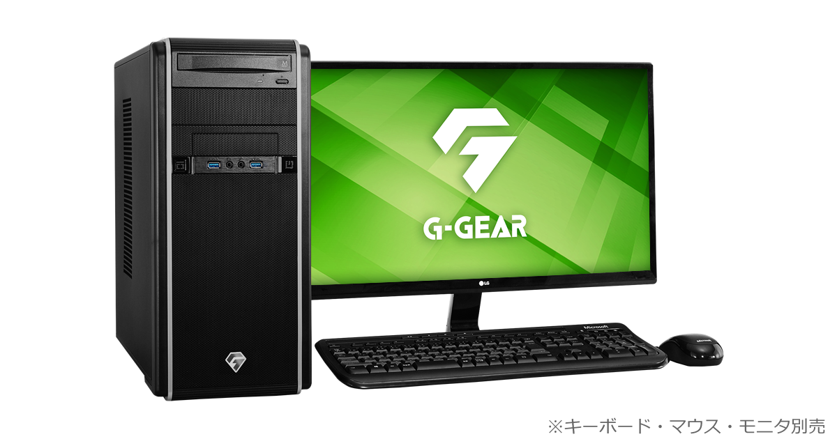 TSUKUMO】G-GEAR、AMD Ryzen 7 7800X3D と NVIDIA GeForce RTX4070 を