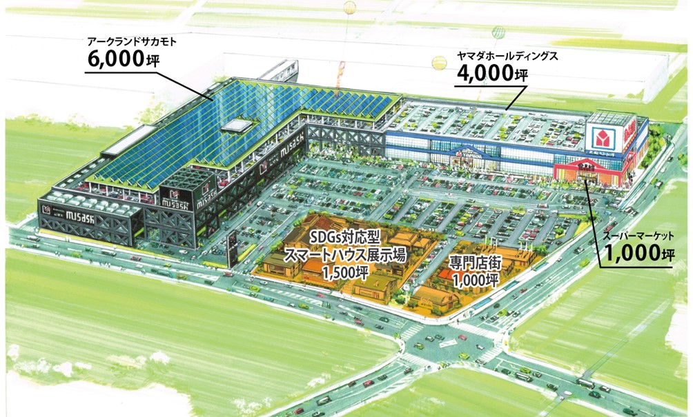 日本最大級のホームセンター を展開するアークランドと 家電業界最大手のヤマダホールディングスが日本最大級の次世代型新業態で異業種間コラボ アークランドサカモト株式会社のプレスリリース