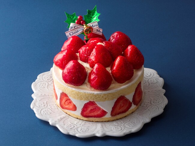 「あまおう苺たっぷりの贅沢クリスマスショートケーキ」（9,900円） FUJIYA CONFECTIONERY（エキュート立川）