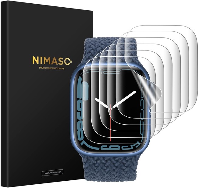 NIMASOのApple Watch Series7用保護フィルム