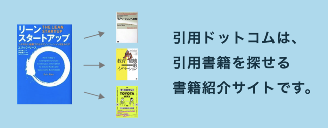 引用書籍 参考書籍から本を探せる 引用ドットコム をリリース 株式会社mochiのプレスリリース