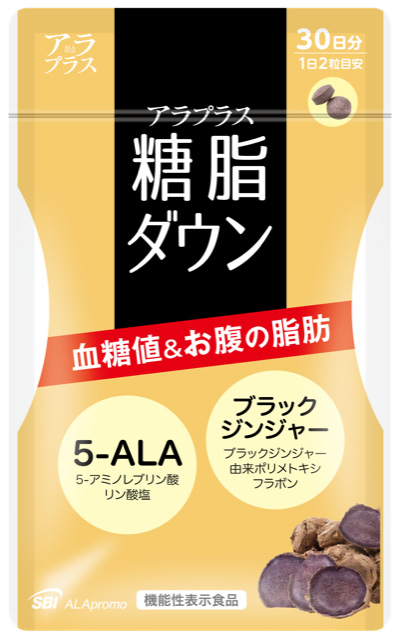 機能性表示食品「アラプラス 糖脂ダウン」届出受理のお知らせ｜ＳＢＩ