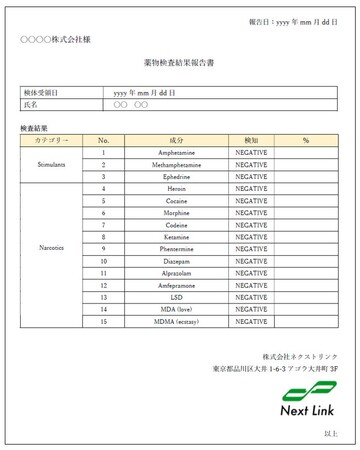 報告書サンプル