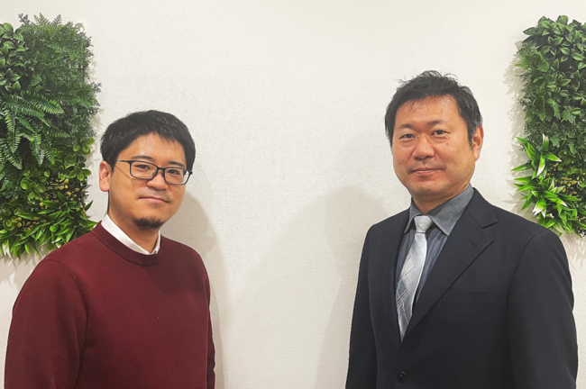 ドコモ・バイクシェア代社長で当社CPOに就任する武岡雅則（右）と当社CEO伊藤（左）