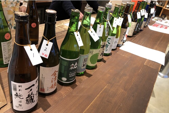 参加者に提供された20種の「ビオサケ」 参加者に提供された20種の「ビオサケ」