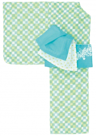 ＜フロ - フロ＞仕立上りゆかた　39,960円（綿100％）兵児帯　17,280円（綿100％）