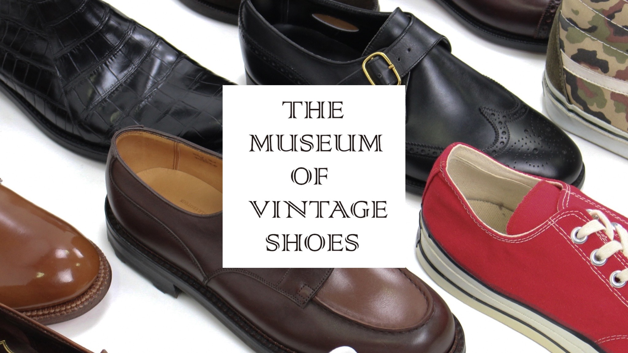 革靴からスニーカーまで往年の名作ビンテージが集結。『THE MUSEUM OF
