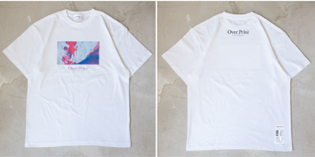 藍にいな overprint Tシャツ | drcossia.com.ar