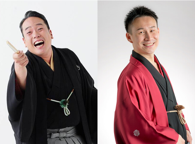(左)春風亭一蔵 (右)三遊亭わん丈