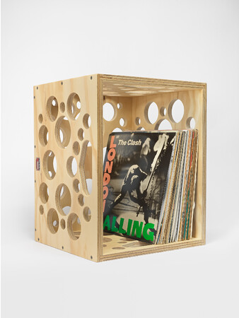 (C)Tom Sachs　 　Record Crate (Natural), 2023 35.2 x 37.5 x 46.4cm