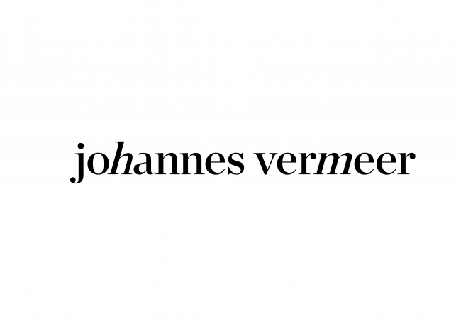 ＜johannes vermeer＞イベントロゴ