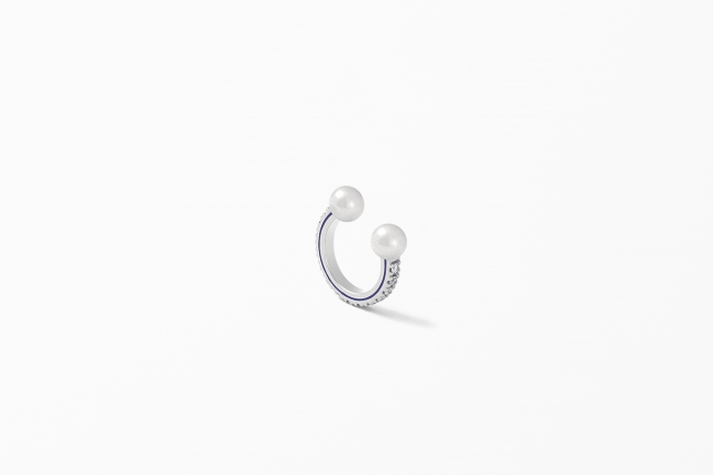 Comfy Ear Cuff（White Gold,White Dia,BLUE EPO）￥61,560