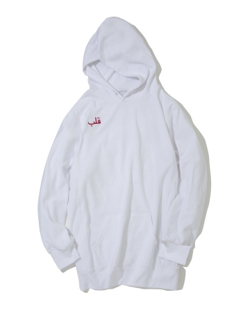 Wristlet logo pile hoodie ￥28,080