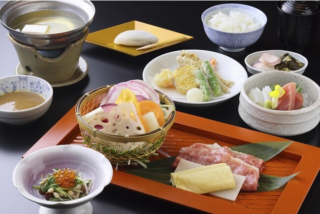 「日本料理 おおみ」 『近江牛と根菜しゃぶしゃぶランチ』(イメージ) 「日本料理 おおみ」 『近江牛と根菜しゃぶしゃぶランチ』(イメージ)