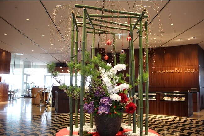 2022年お正月ロビー装花 2022年お正月ロビー装花