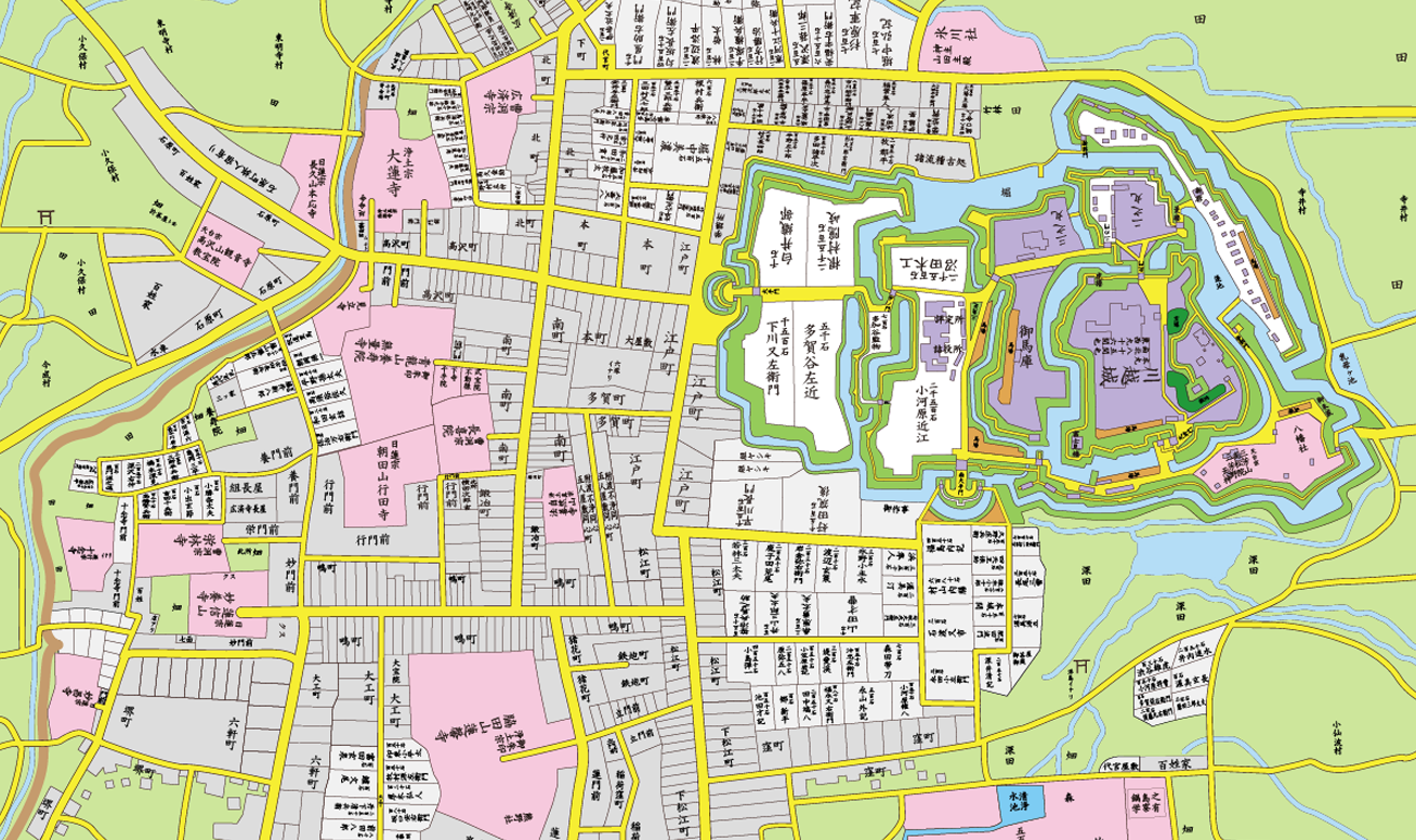 フジテレビ 江戸の古地図をリアル縮尺で再現 現代の地図と江戸の地図を重ね合わせることができるアプリ 古地図 アプリ 大江戸今昔めぐり 株式会社フジテレビジョンのプレスリリース