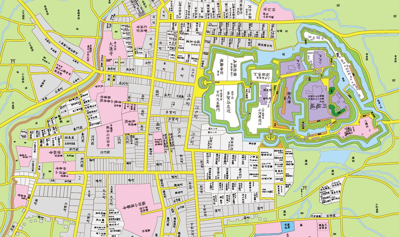 フジテレビ 江戸の古地図をリアル縮尺で再現 現代の地図と江戸の地図を重ね合わせることができるアプリ 古地図アプリ 大江戸今昔めぐり 株式会社フジテレビジョンのプレスリリース