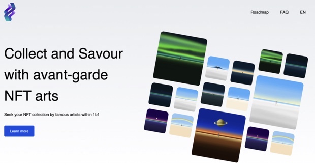 OpnがDoseArtと提携し、初のブロックチェーン型マーケットプレイス「1b1 NFTGallery」を開設