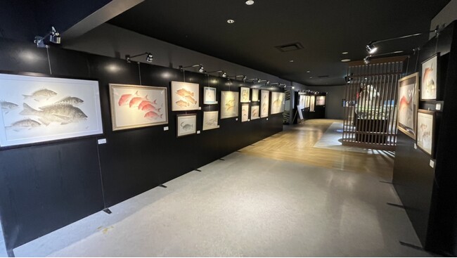 館内に展示している様子