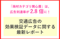 「商材カテゴリ関心層」は、広告到達率が2.8倍に!~交通広告の効果検証データに関する最新レポート~