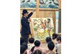 子どもたち大興奮！絵本作家・谷口 智則さんによるライブペインティングをレイモンド斑鳩こども園で開催