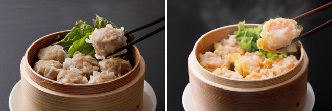 鹿児島黒豚あらびき肉焼売/丸ごと海老玉子巻海老焼売 鹿児島黒豚あらびき肉焼売/丸ごと海老玉子巻海老焼売