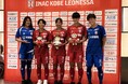 【INAC神戸レオネッサ 】ベルクラシック神戸にて新体制発表会見を開催！前人未踏の「4冠」獲得へ向け、新加入5選手が堂々の決意表明！