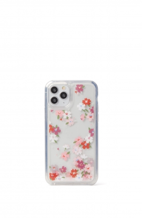 iphone case cherry blossom liquid glitter 11 pro