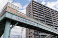 豊平区水車町の歩道橋に「やわらぎ斎場 旭横断歩道橋」