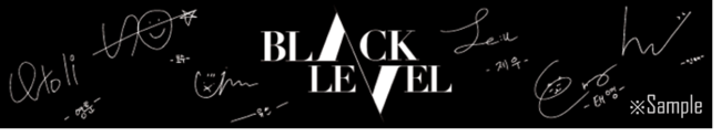 ※BLACK LEVEL サイン入り オリジナルマフラータオル イメージ