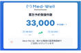 病院向け予約システム『Med-Well』、リリースから約1年半で累計3.3万件の予約を記録