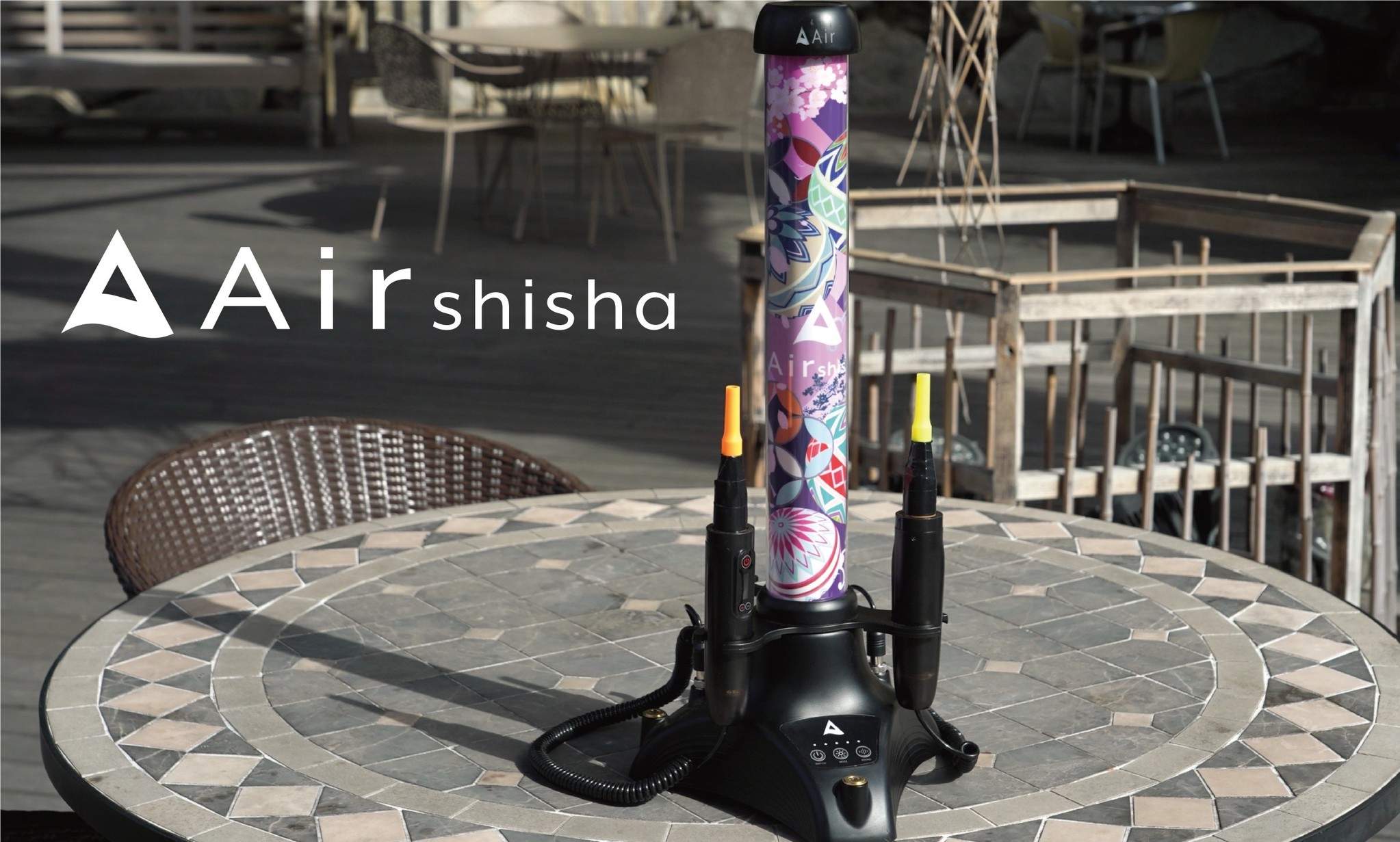 株式会社エアーから“業界初”となる置き型電子シーシャ「Air shisha」が