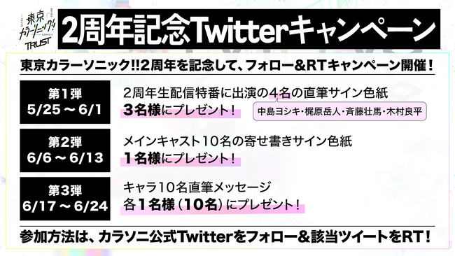 中島ヨシキさん、梶原岳人さん、斉藤壮馬さん、木村良平さん出演『東京