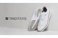 フットジョイから軽快さを兼ね備えたパフォーマンススパイクレス「Traditions」のウィメンズにウィングチップの新モデルが登場
