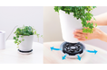 鉢と受皿の間に置くだけ! 通気性・排水性が良くなるポットスタンドが新登場。