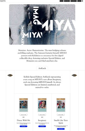 「Month of MIYAVI」のアイテム例