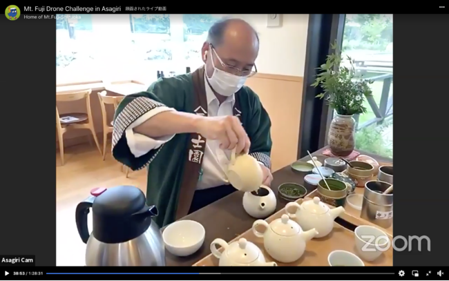 日本側：静岡茶の紹介