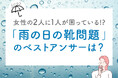 「雨の日の靴問題」のベストアンサーは?