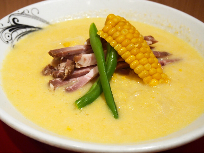 「秋のとうきび麺」1,300円 「秋のとうきび麺」1,300円