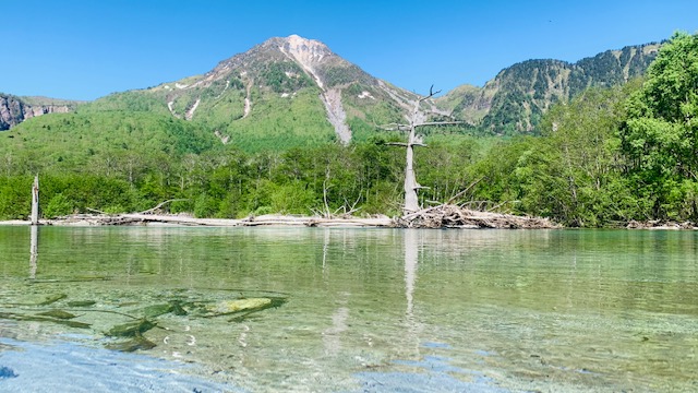 上高地・明神池