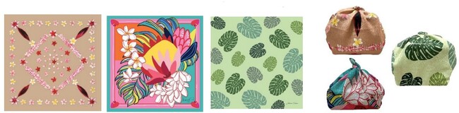 左）クリスティン・レイノさんのデザイン、中央）スザンヌ・ジェネリックさんのデザイン, 右）スティーブン・キーンさんのデザイン