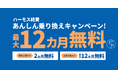 ハーモス経費|最大12カ月無料になる乗り換えキャンペーンを実施