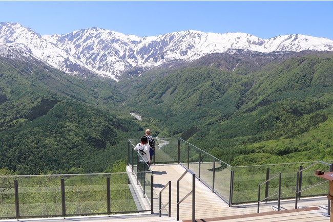 白馬三山が望める絶景テラス 白馬三山が望める絶景テラス