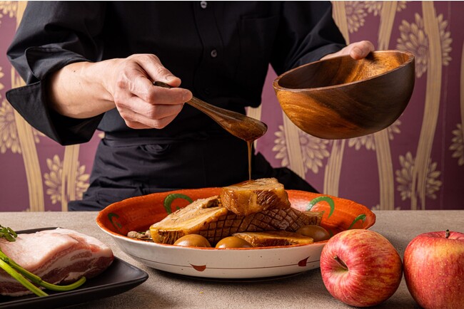 はくばの豚と松茸の角煮