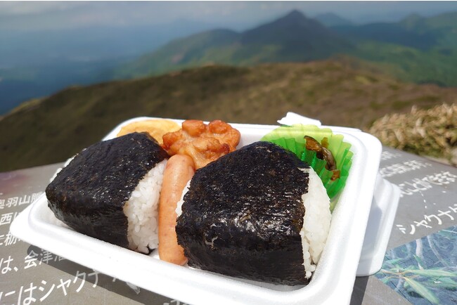 栃木県のオリジナル品種のお米”なすひかり”の「おにぎり弁当」