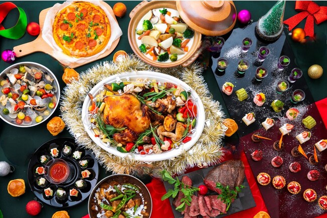 待ちに待ったクリスマスシーズンに気持ちも華やぐお料理を揃えました