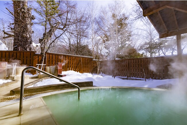 この時期ならではの雪見風呂 この時期ならではの雪見風呂