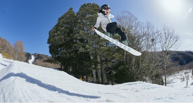 地形をアレンジしたコースも 地形をアレンジしたコースも